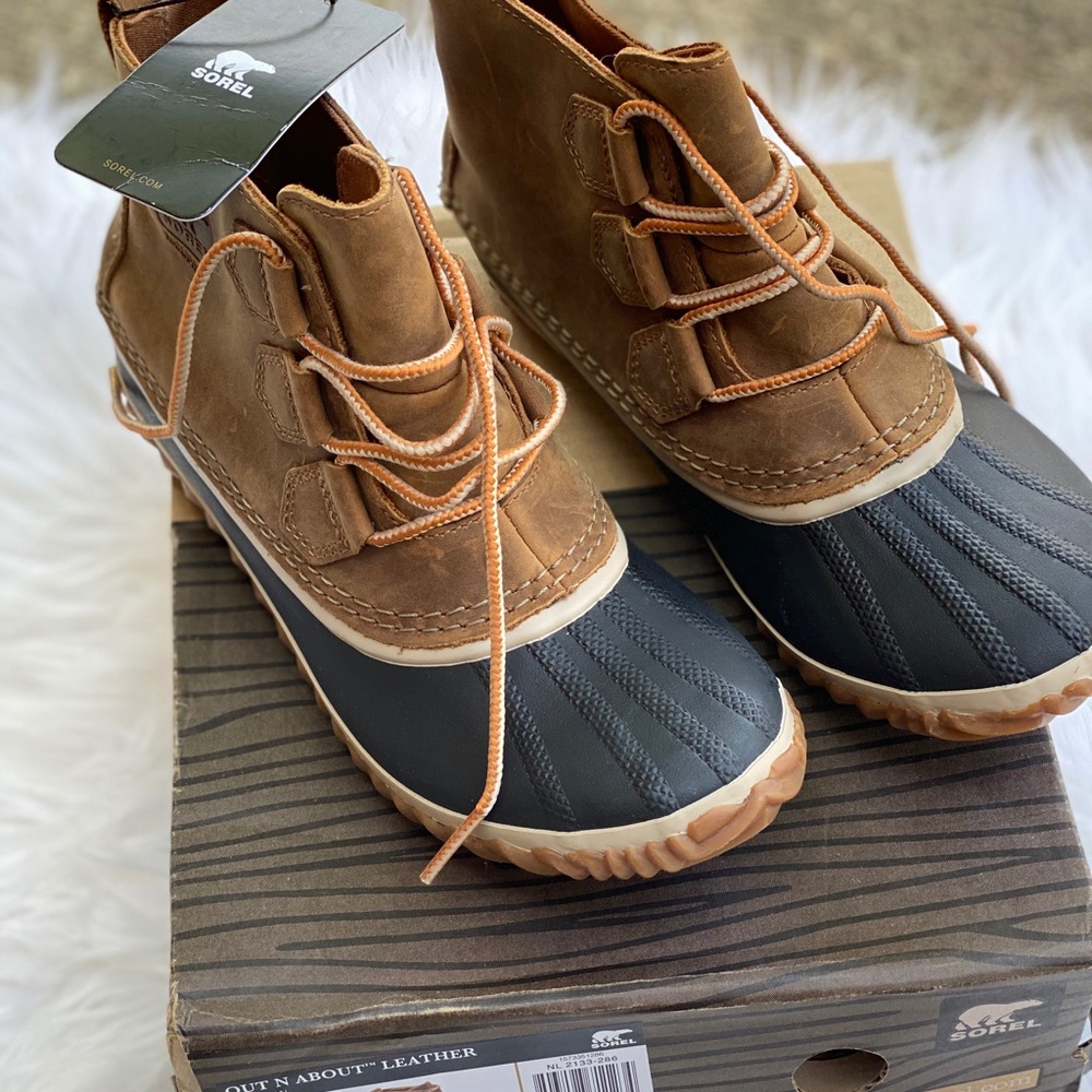 Sorel Out N About Duck Boots Like New Sz 8.5